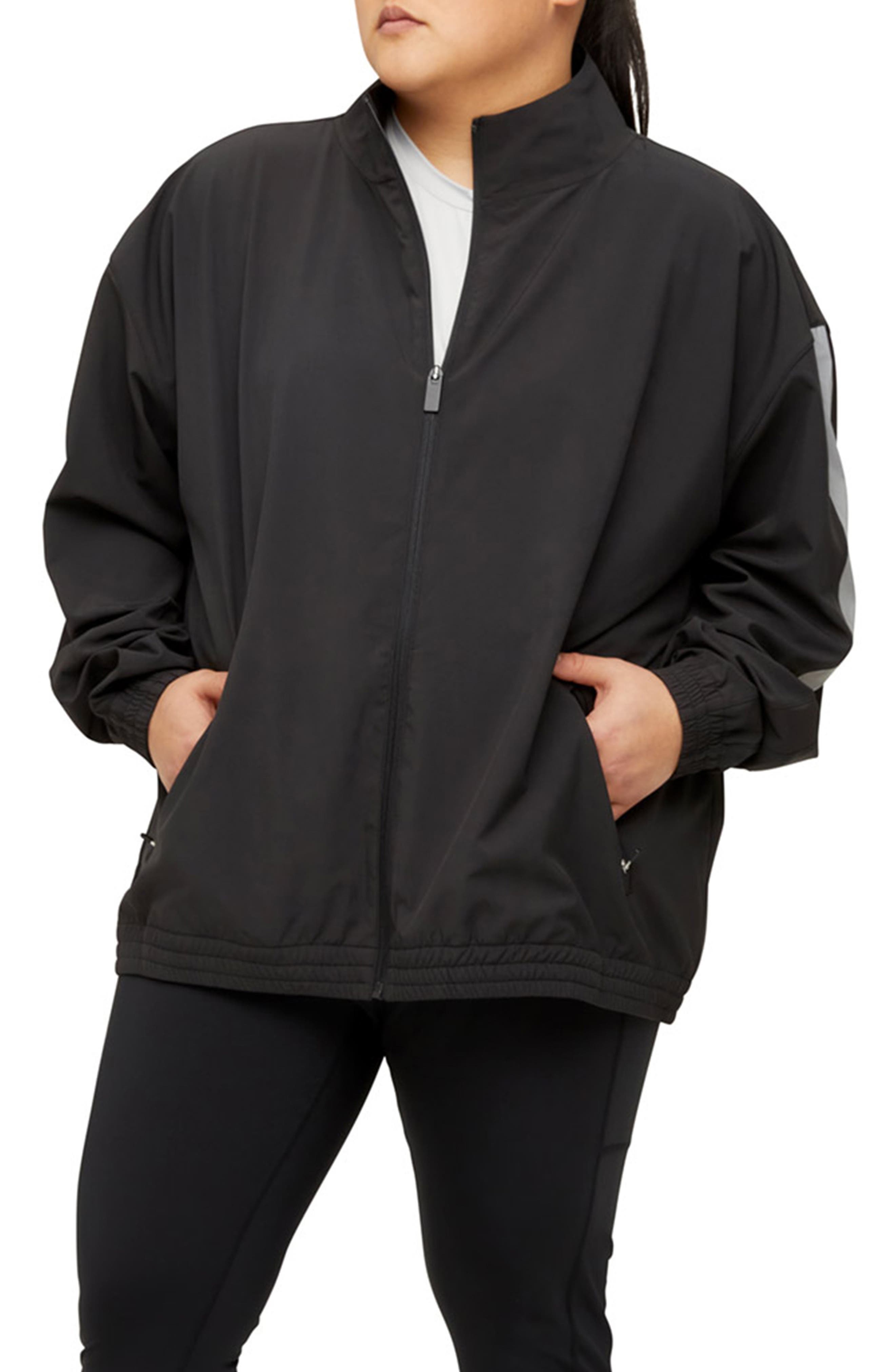 TomboyX Summit Windbreaker - Black, Sizes XS-6X | Activewear