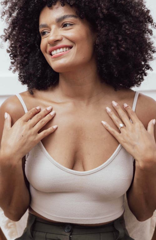 Nood No-show Grippies® Reusable Round Nipple Covers In No. 5 Soft Tan