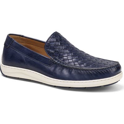 Trask Silas Moc Toe Slip-On, Blue