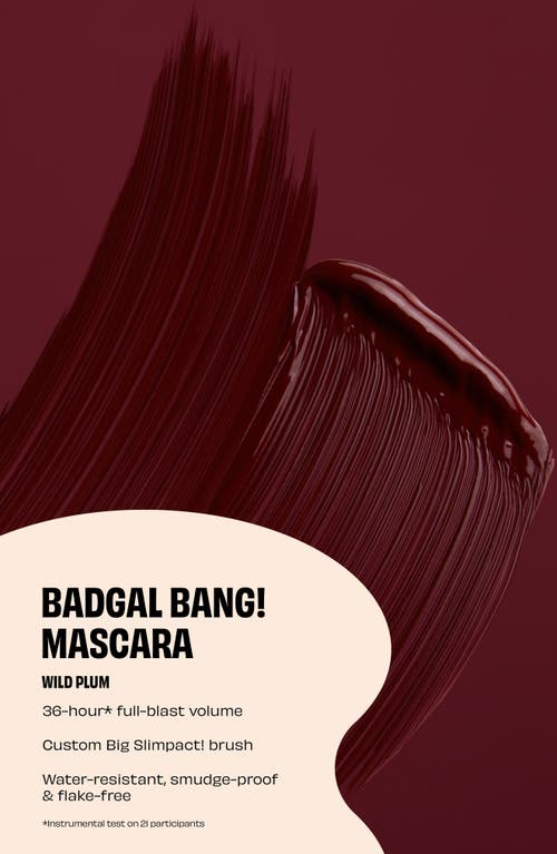 Shop Benefit Cosmetics Badgal Bang! Volumizing Mascara In Wild Plum