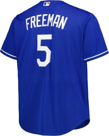 Men's Freddie Freeman White Los Angeles Dodgers Big & Tall Replica Player  Jersey