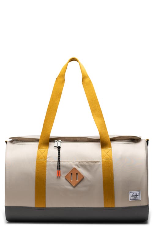 Herschel Supply Co. Heritage Recycled Nylon Duffle Bag in Ivy Green/Light Pelican
