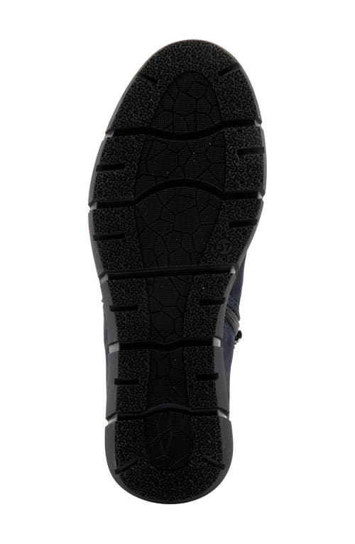 Spring Step Katana Bootie In Navy Nubuck