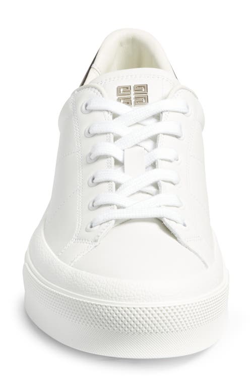 Shop Givenchy City Court Sneaker In White/black