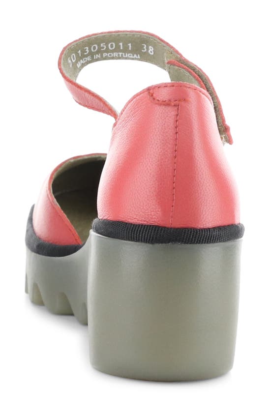Shop Fly London Biso Wedge Pump In 011 Raspberry Ceralin