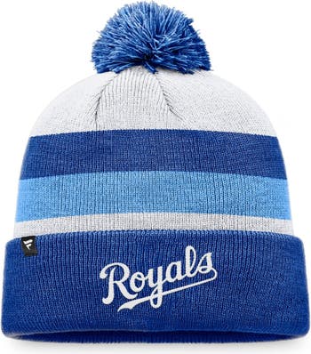 FANATICS Men's Fanatics Branded Royal/Light Blue Kansas City Royals Stacked  Logo Flex Hat