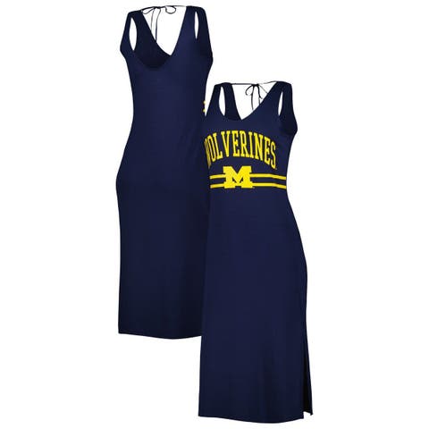 Refried Apparel Women's Royal Chicago Cubs Sleeveless Tank Dress