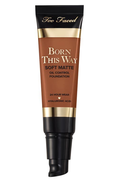 Shop Too Faced Born This Way Soft Matte Oil Control Foundation In Maple