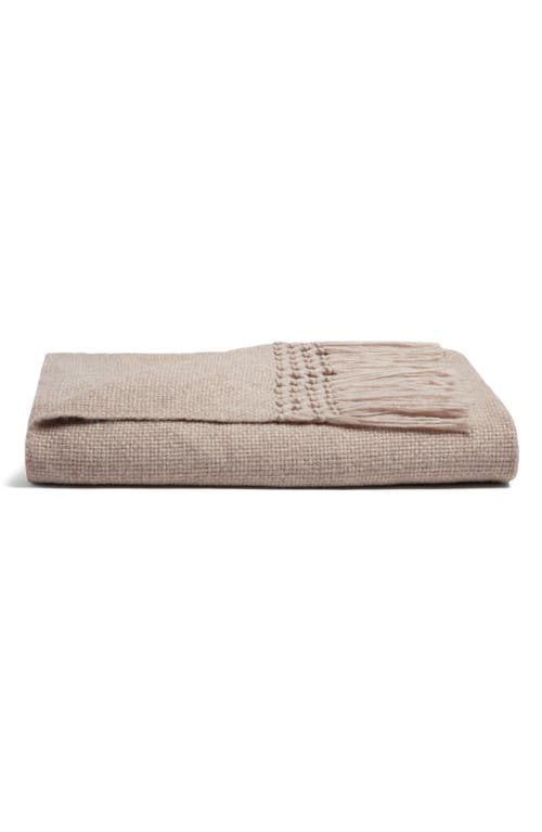 Parachute Cozy Alpaca Blend Throw Blanket in Natural at Nordstrom