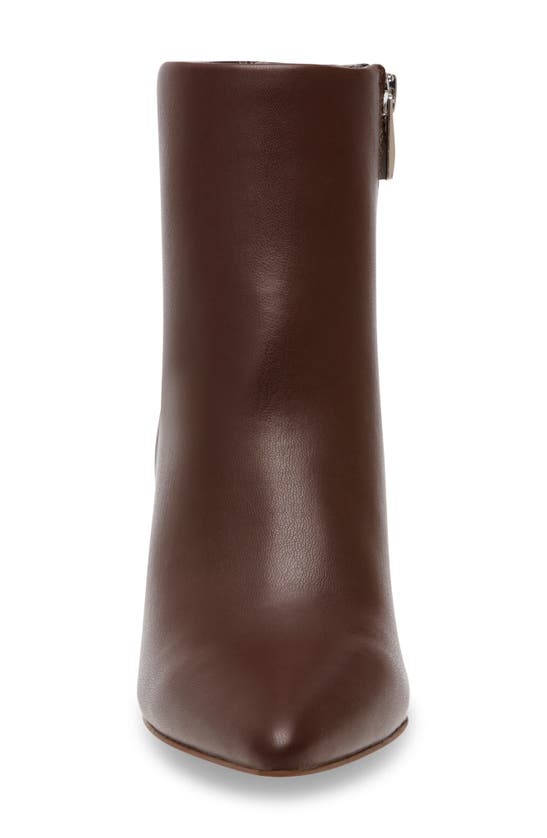 Steve Madden Lizziey Pointed Toe Bootie In Brown