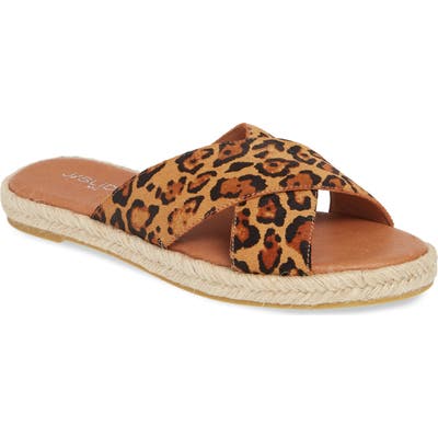 Jslides Reva Slide Sandal- Brown