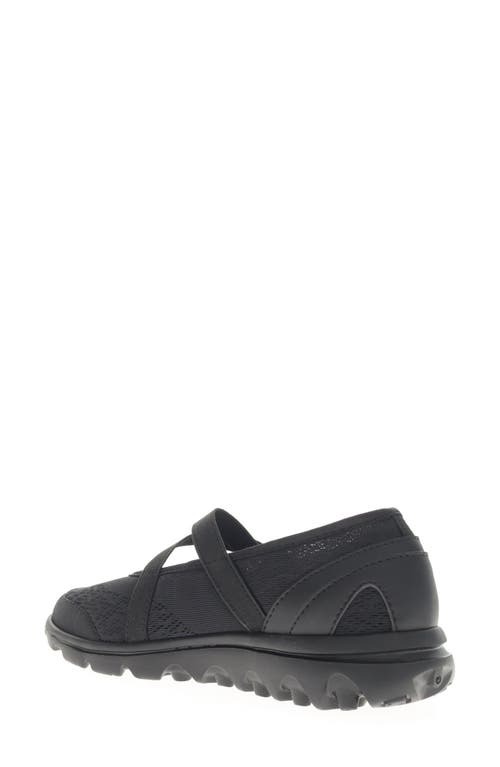 Shop Propét Travelactiv Mary Jane Sneaker In All Black