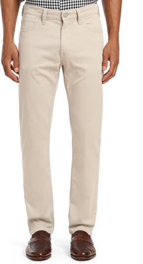 34 Heritage Men's Courage Mid-Rise, Straight Leg Pants In Oyster