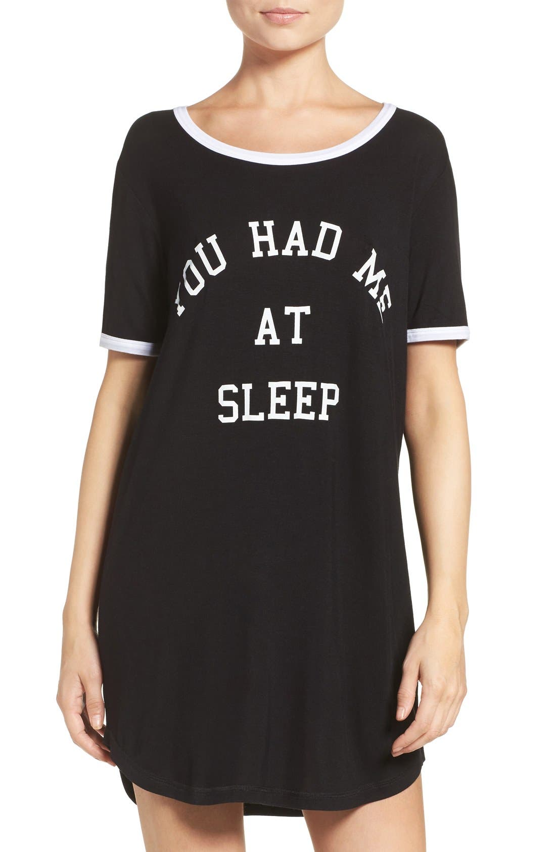 COZY ZOE Graphic Jersey Sleep Shirt Nordstrom