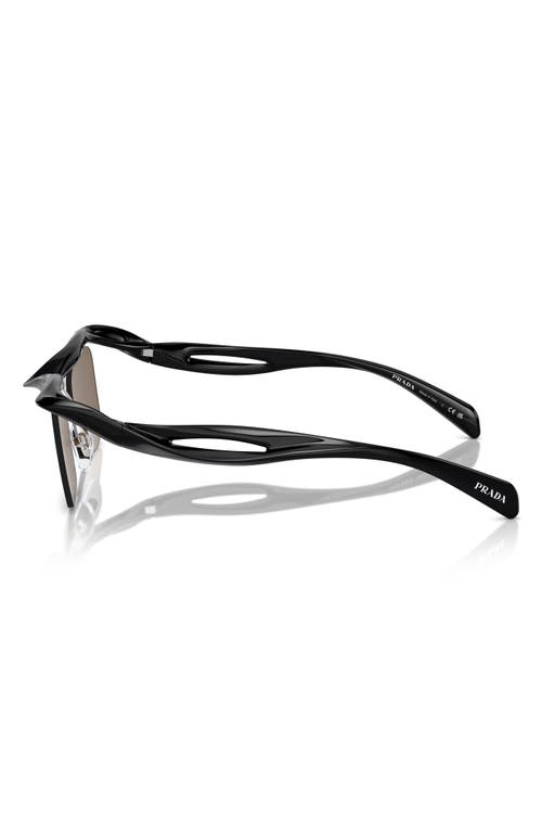 Shop Prada 47mm Square Sunglasses In Black