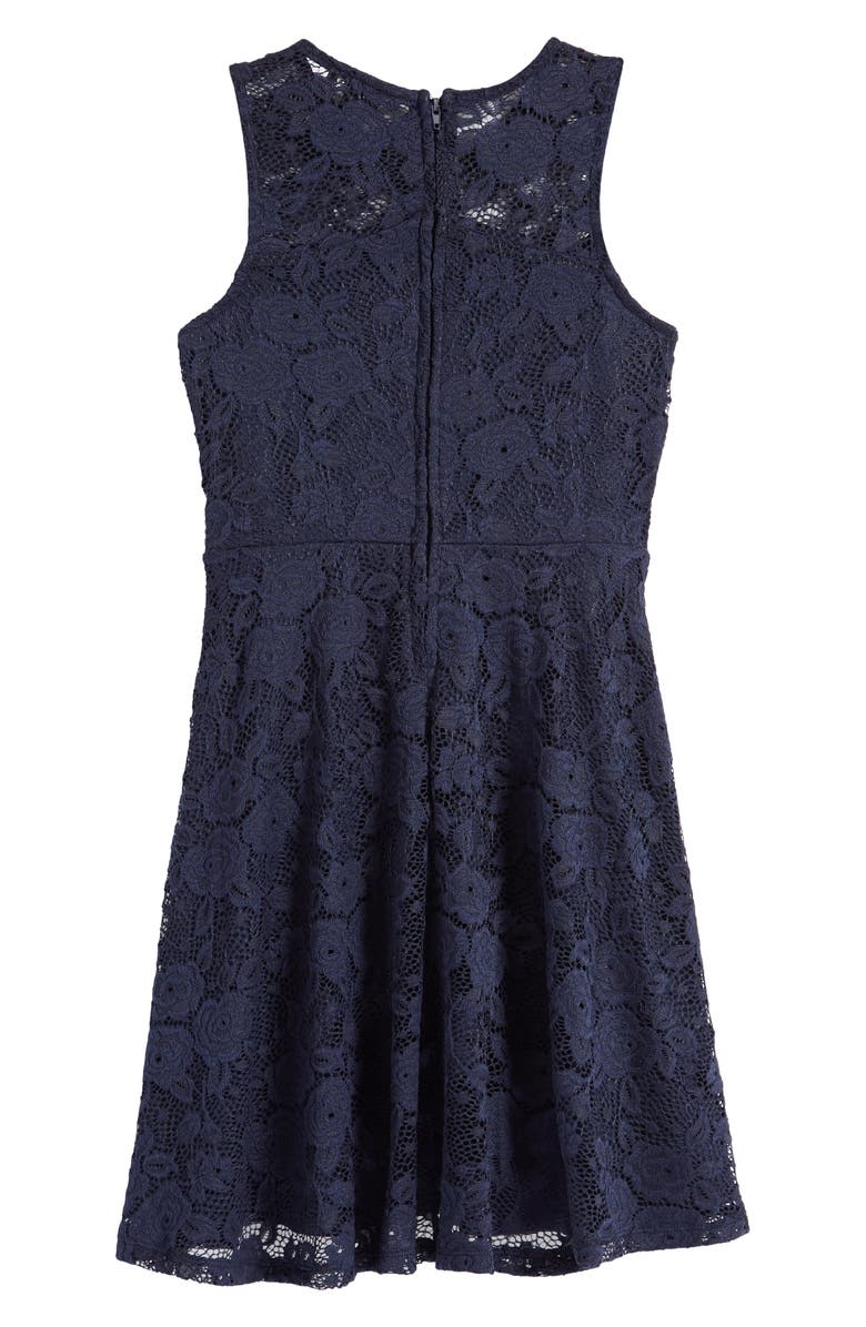 Zunie Kids' Lace Fit & Flare Dress | Nordstrom