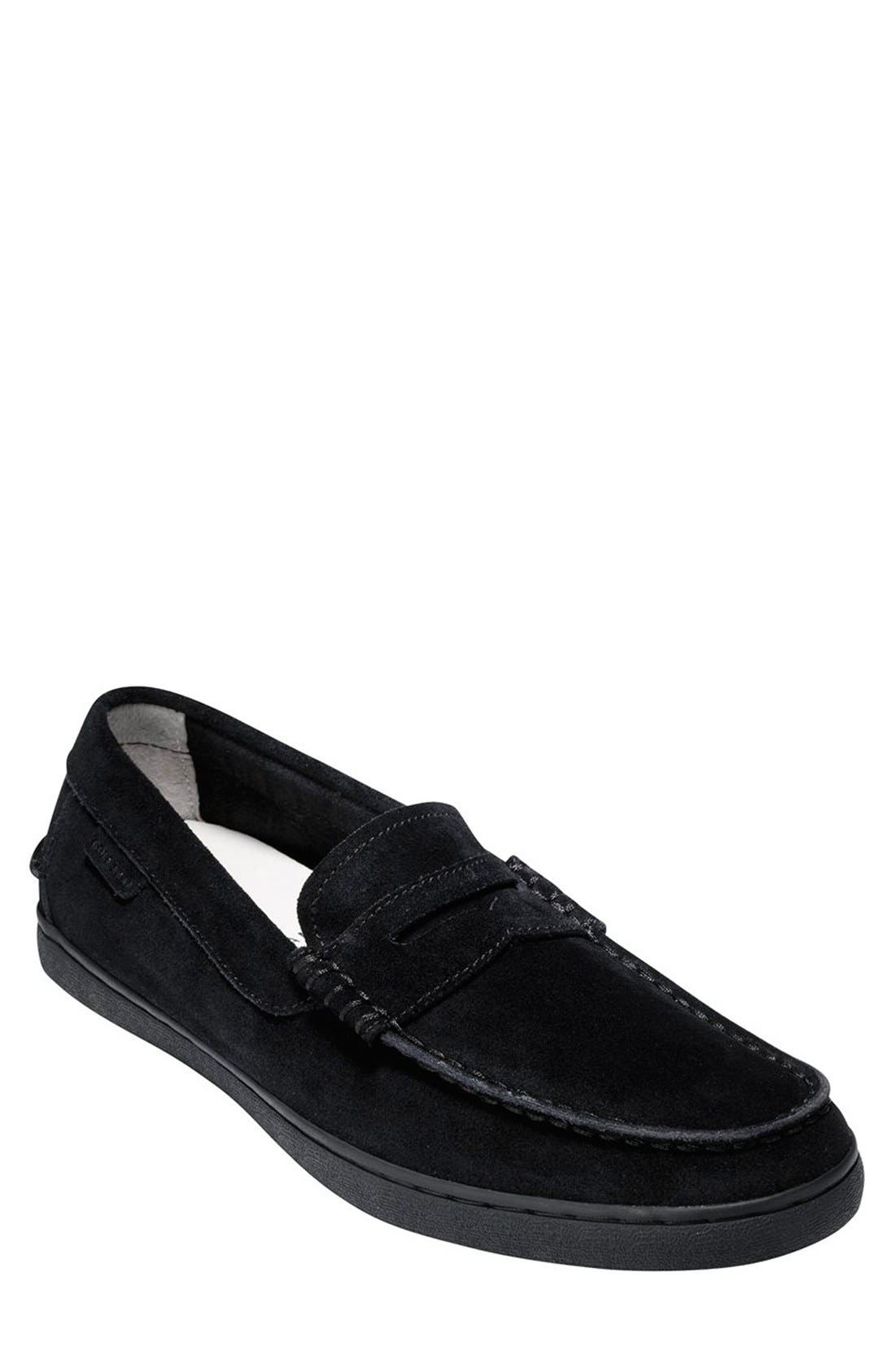 cole haan suede loafers