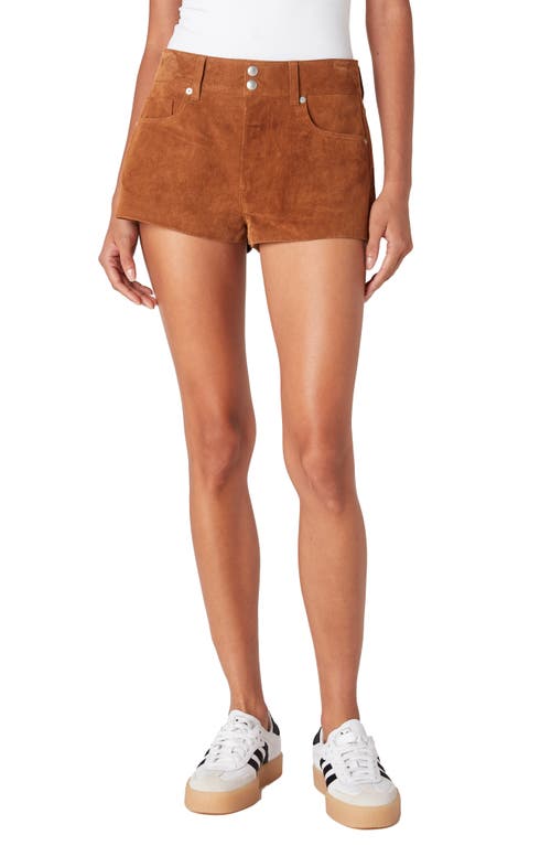 Blanknyc Hot Suede Shorts In Fortune Cookie