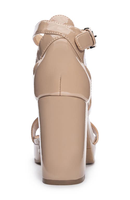 Cl By Laundry Go On Platform Pump In Beige Patent