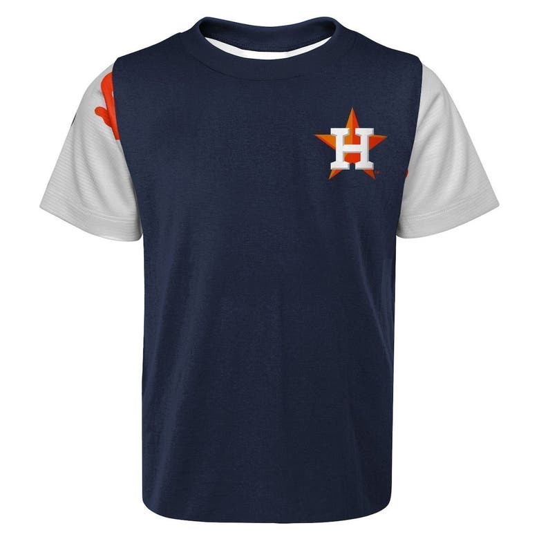 Youth Navy/Gray Houston Astros Officials Practice T-Shirt