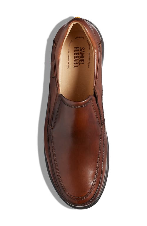 Shop Samuel Hubbard Olema Loafer In Antique Brown Leather