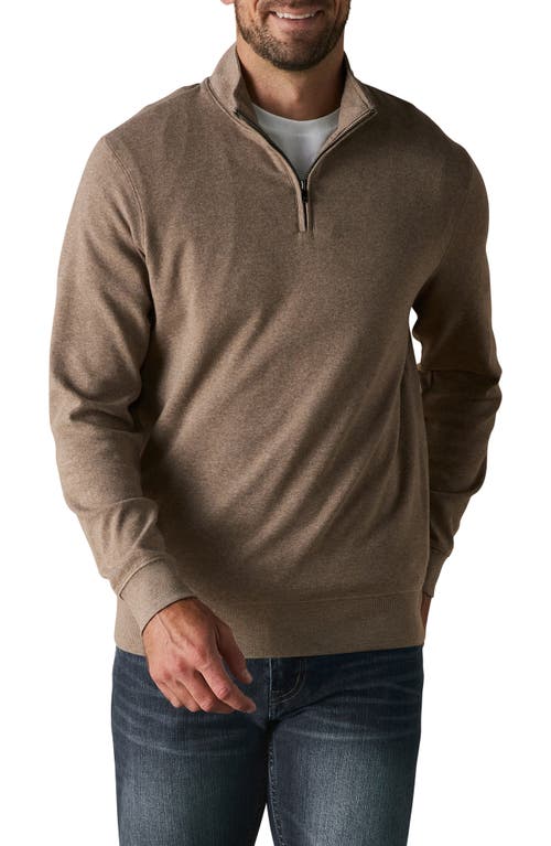 THE NORMAL BRAND THE NORMAL BRAND PUREMESO WEEKEND QUARTER ZIP TOP