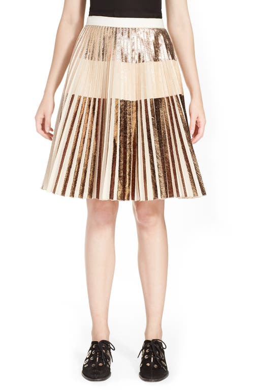 PROENZA SCHOULER PROENZA SCHOULER PROENZA SCHOULER KNIFE PLEAT CLOQUÉ SKIRT 