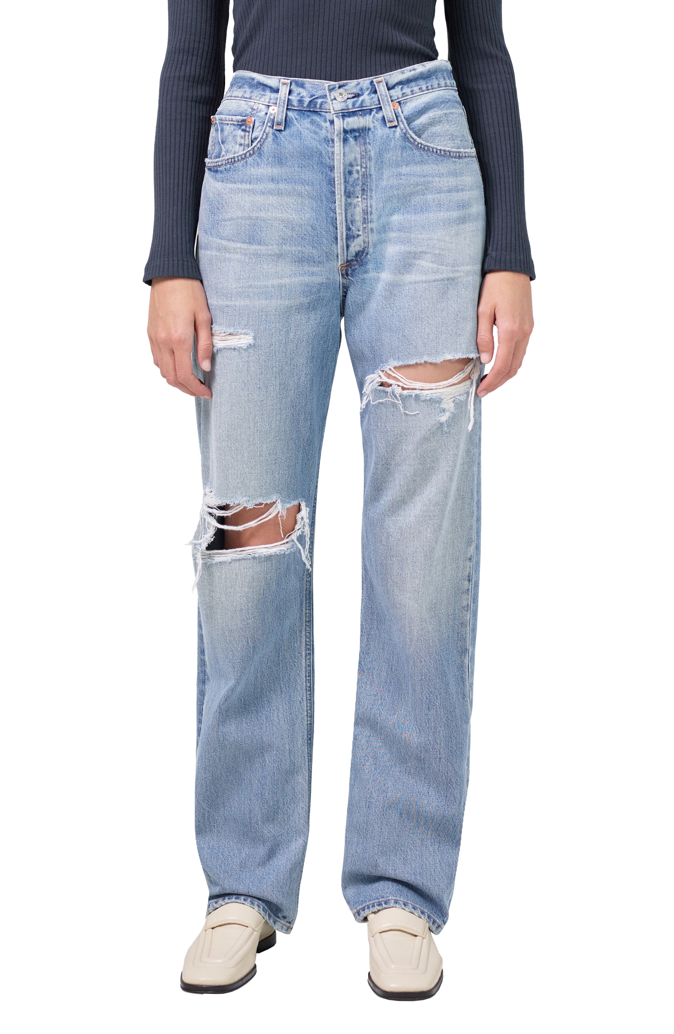 High Waist Relaxed Baggy Jeans | Nordstrom