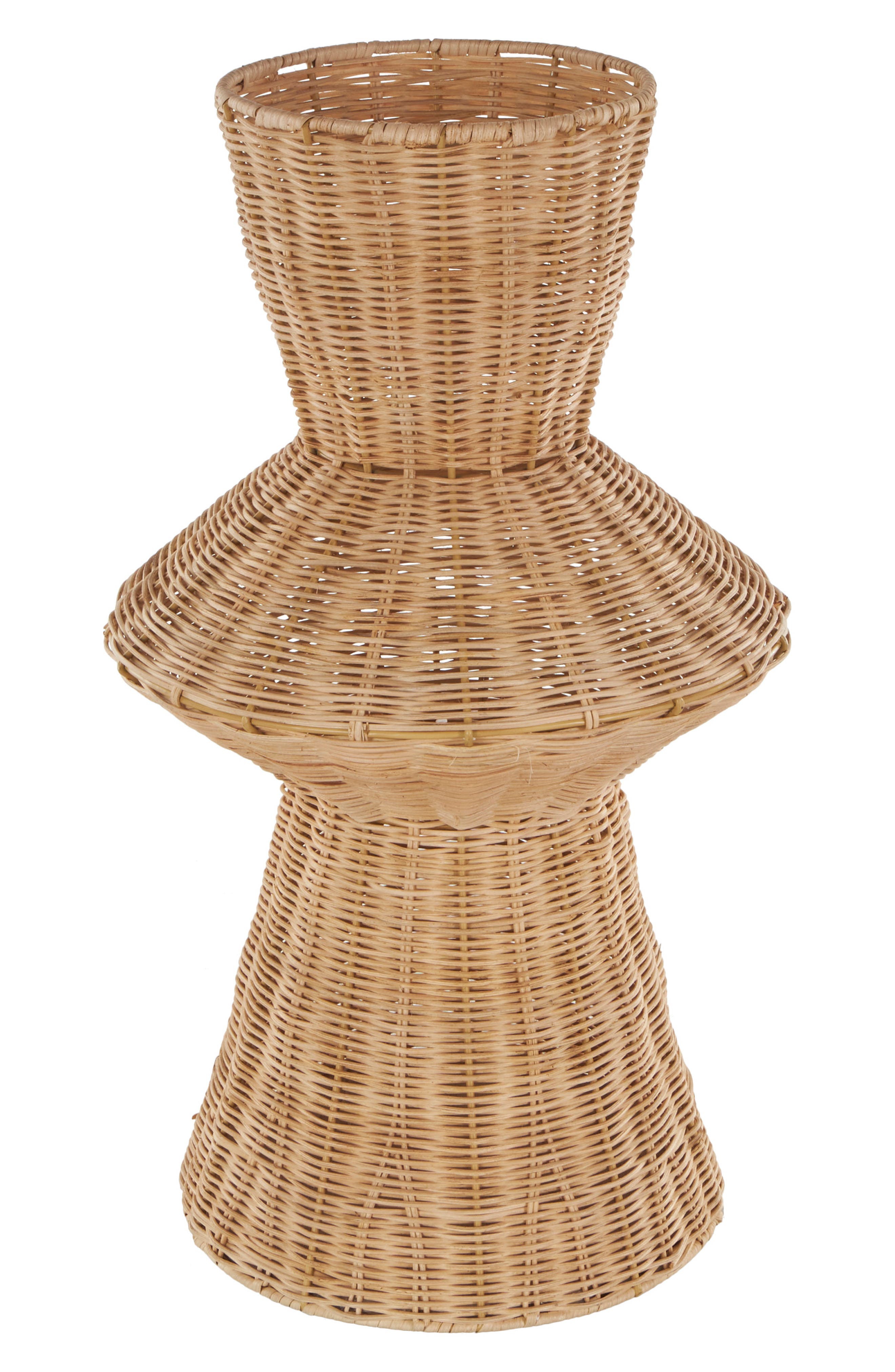 GINGER BIRCH STUDIO GINGER BIRCH STUDIO RATTAN VASE