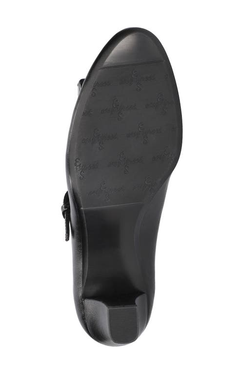 Easy Street 312420 Womens Adjustable Manmade Block Heels In Black