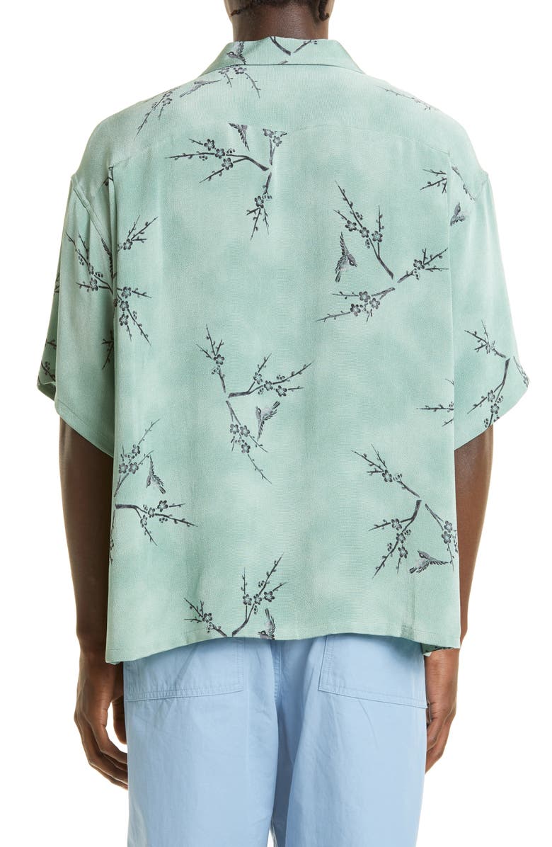 Harmon Short Sleeve Silk Camp Shirt