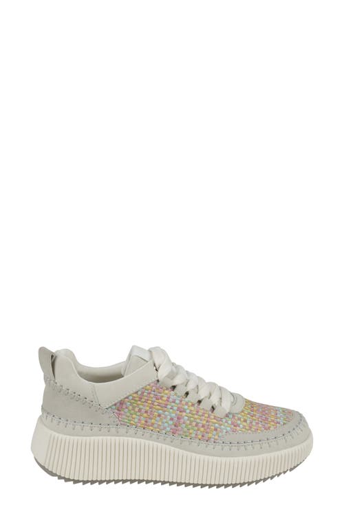 Shop Good Choice New York Ceci Knit Sneaker In Beige/pink