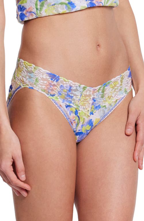 Shop Hanky Panky Floral Lace Vikini In Brush Strokes