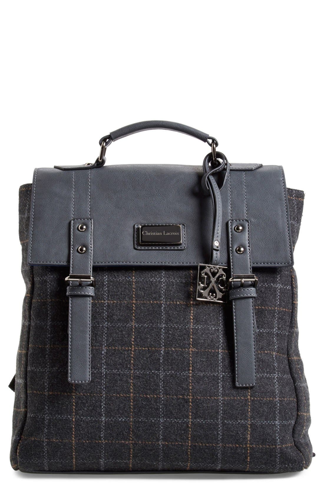 CXL by Christian Lacroix 'Strasbourg' Plaid Backpack Nordstrom