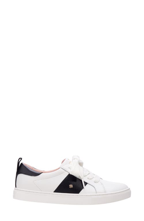Shop Kate Spade New York Adorn Sneaker In Optic White/black