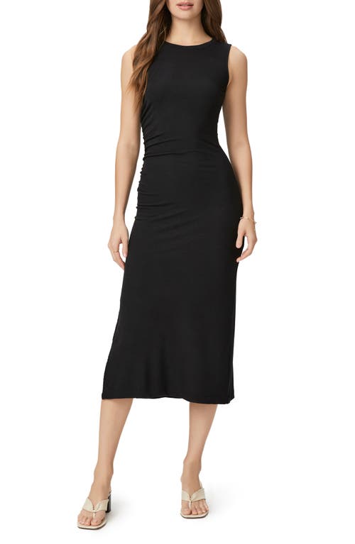 Paige Eve Midi Dess In Black