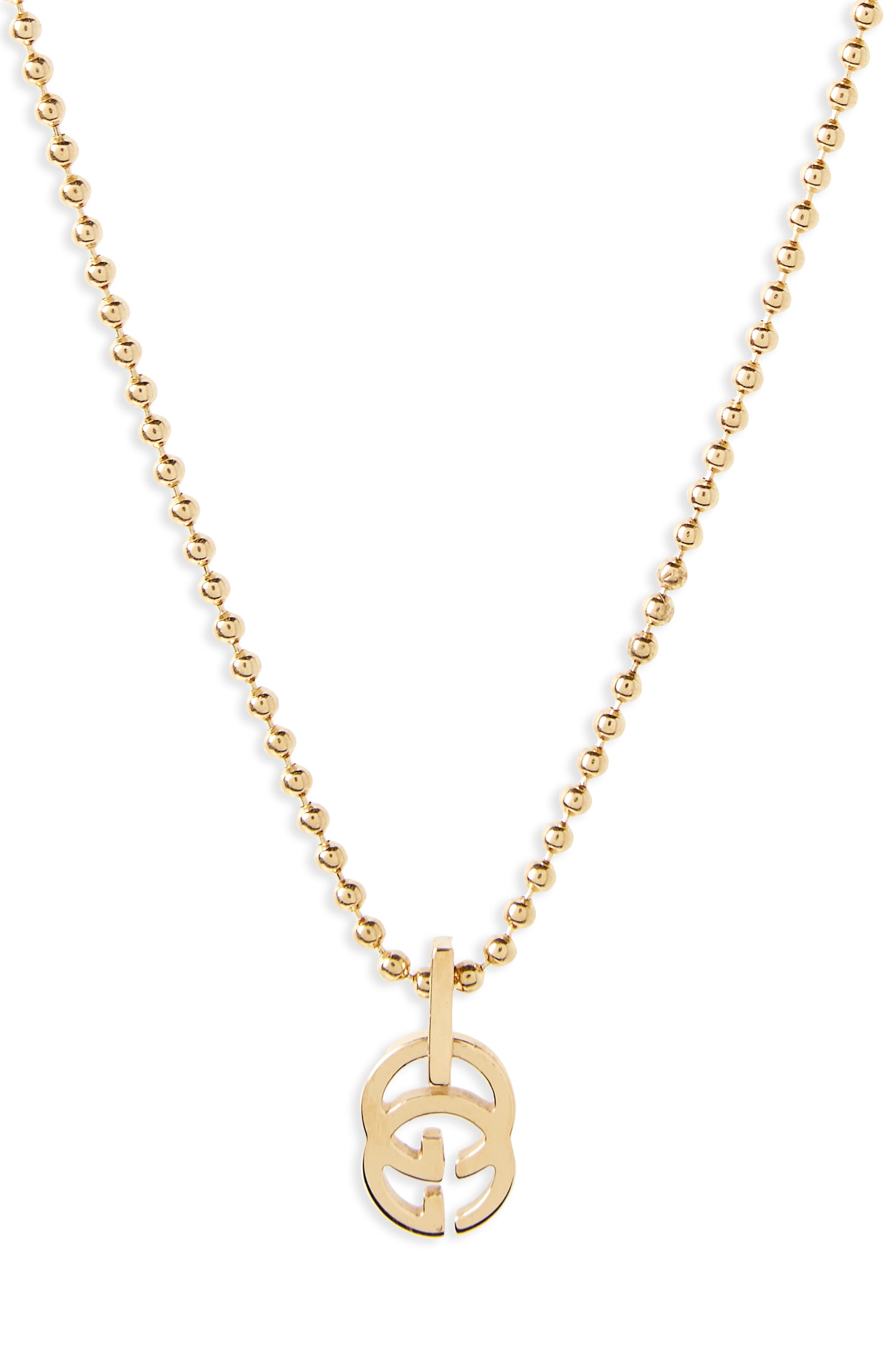 Gucci Double-G Pendant Necklace | Nordstrom