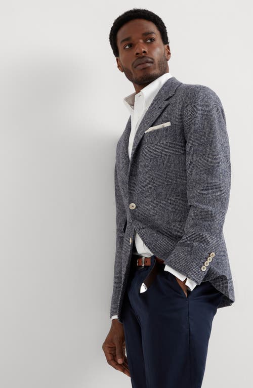 Shop Brunello Cucinelli Deconstructed Cavallo Blazer In Denim