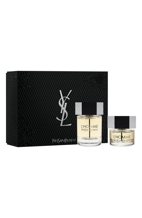 Shop Saint Laurent Yves  L'homme Eau De Toilette Fragrance Set (limited Edition) $185 Value In No Color