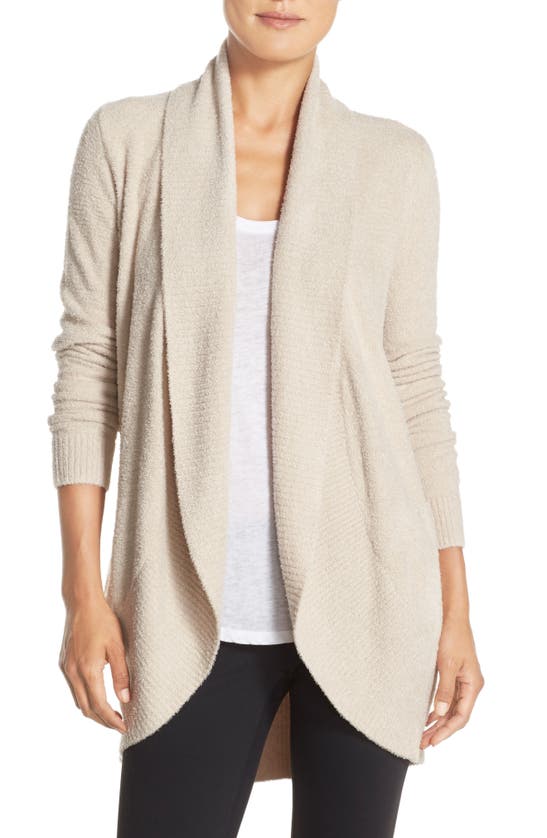 Barefoot Dreams Cozychic Lite® Circle Cardigan In Stone