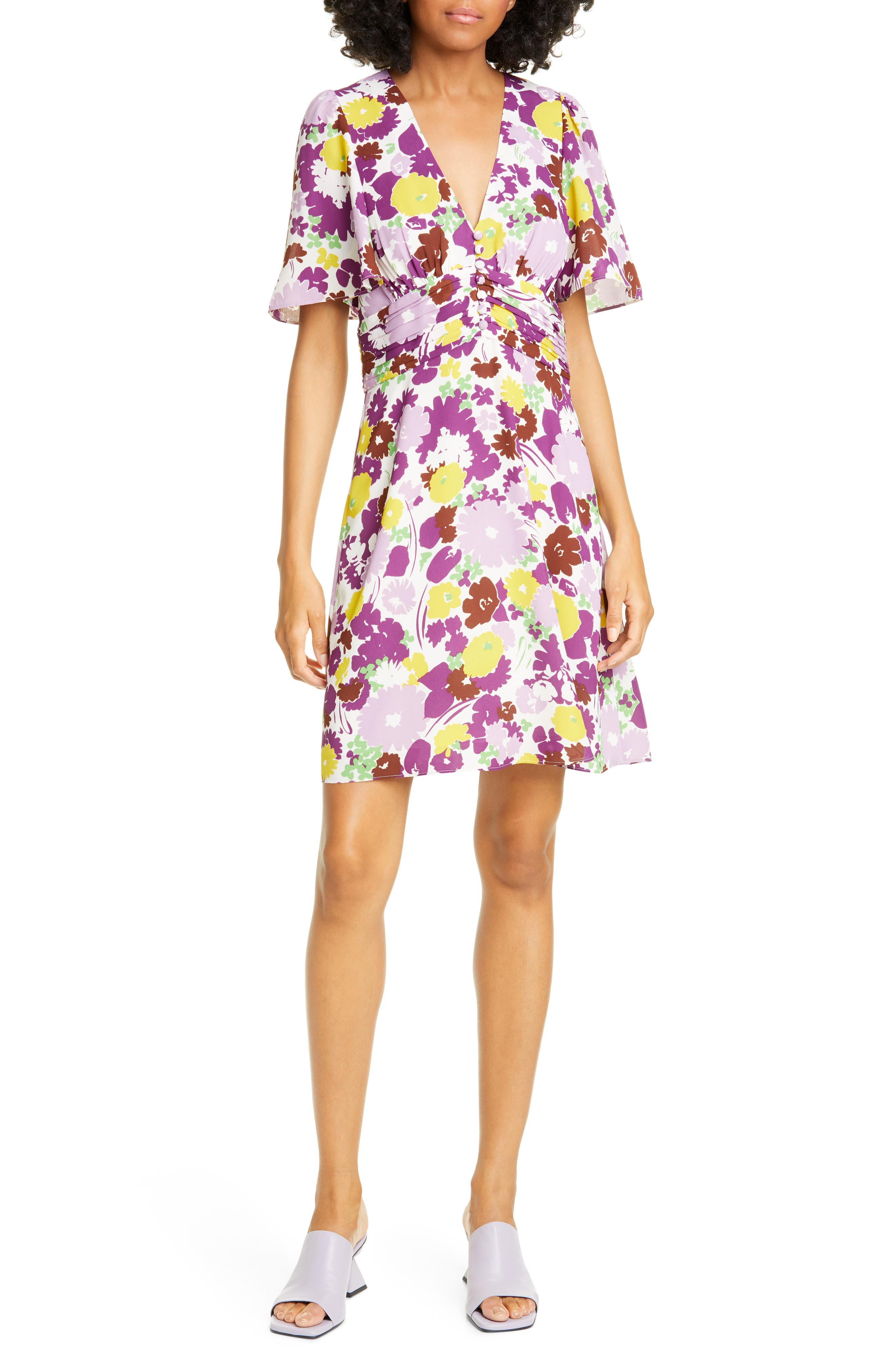 Kate Spade New York Swing Flora Dress, Purple