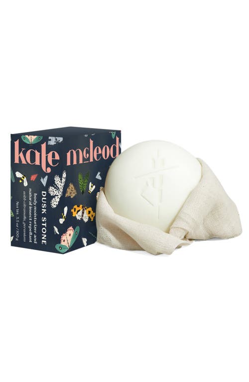 Kate Mcleod Dusk Stone Natural Insect Repellent & Solid Body Lotion Bar 3.5 oz / 100 G In No Color