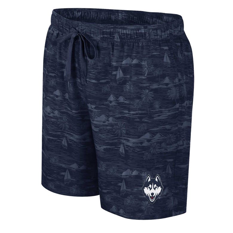 Shop Colosseum Navy Uconn Huskies Ozark Swim Shorts