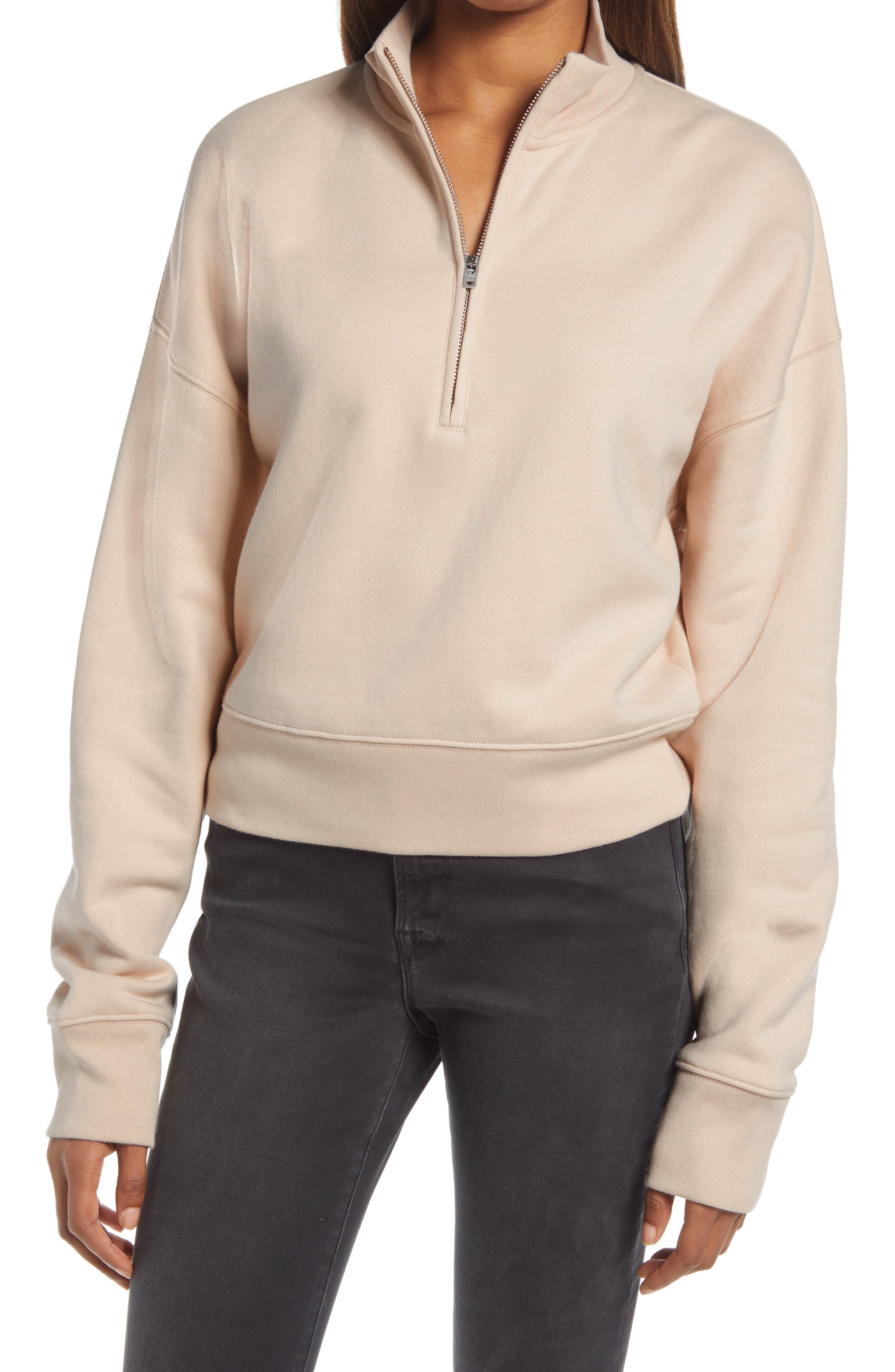 ladies half zip fleece