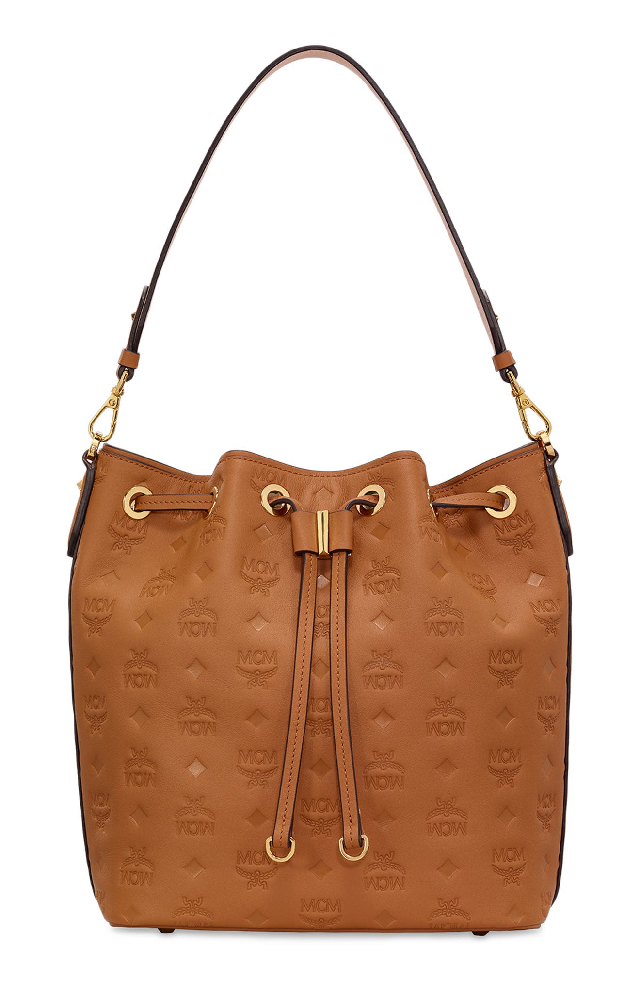 mcm bucket bag