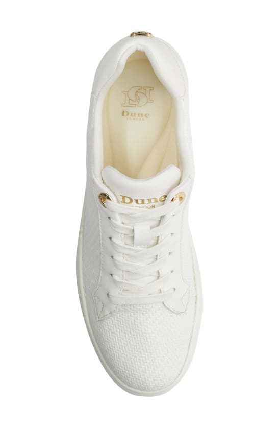 Shop Dune London Episode Platform Sneaker In White