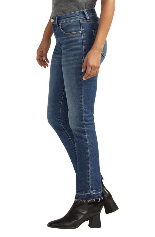 Shop Jag Cassie Release Hem Ankle Straight Leg Jeans In Chateau Blue