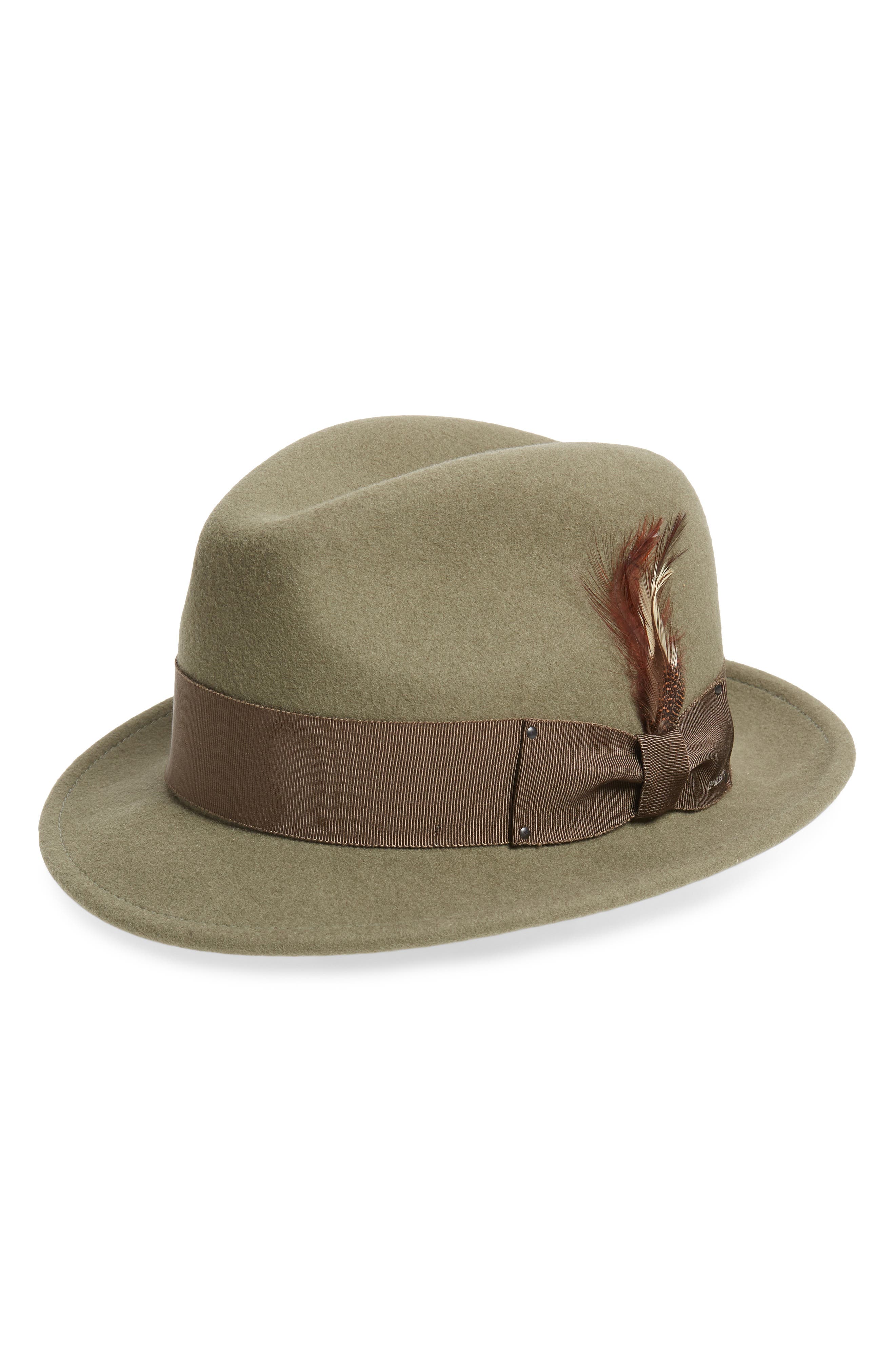 Bailey Tino Snap Brim Wool Fedora In 