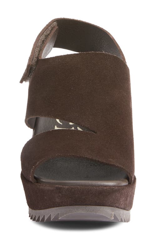 Shop Pedro Garcia Fritzi Wedge Sandal In Cafe Castoro