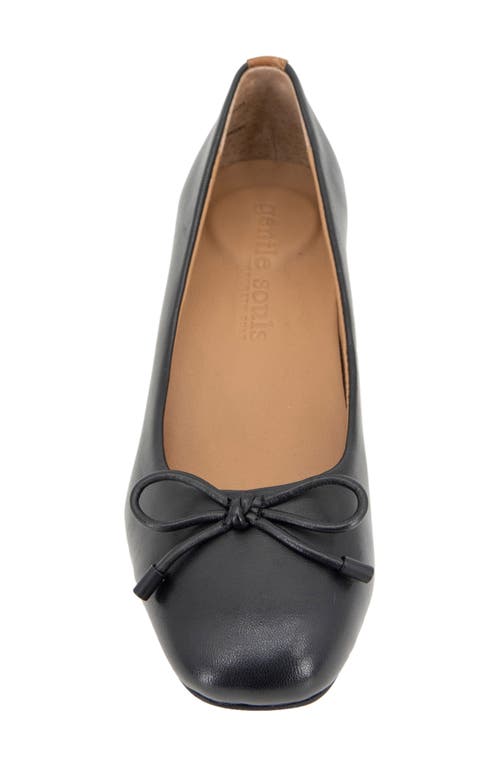 Gentle Souls By Kenneth Cole Lancine Pump In Black Leather